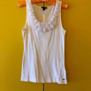 White Tommy Hilfiger decorative tank top